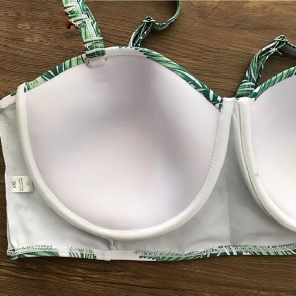 NEW! Cupshe Palm Leaf High Waisted Bikini - Picture 4 of 7